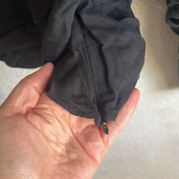 Madewell Brushed Front Ruched Top Womens Size 12 Black - Picture 10 of 12